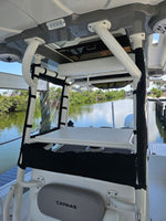 Caymas Boat Soft 3 sided Windshield for HB Models works great with Upper Station 2nd station