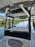 Caymas Boat Soft 3 sided Windshield for HB Models works great with Upper Station 2nd station