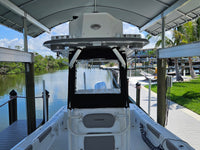 Caymas Boat Soft 3 sided Windshield for HB Models works great with Upper Station 2nd station