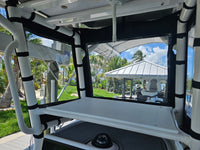 Caymas Boat Soft 3 sided Windshield for HB Models works great with Upper Station 2nd station